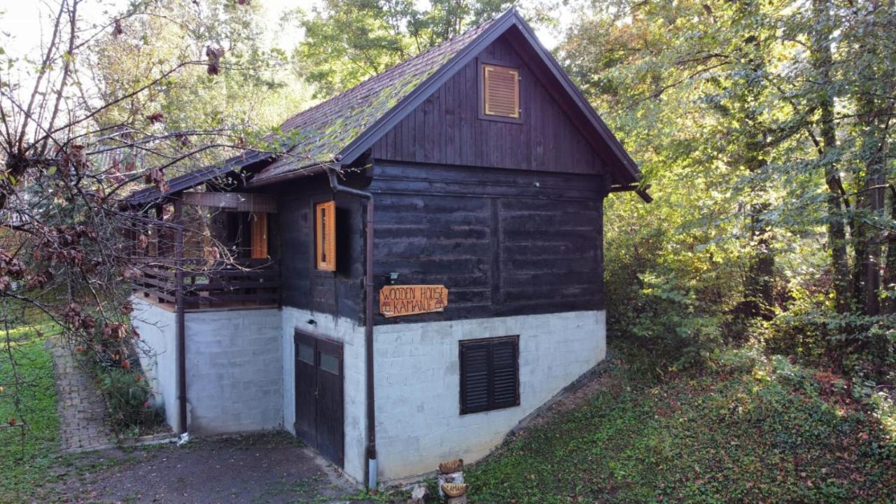 Wooden House Near The River Kupa Kamanje Exterior foto